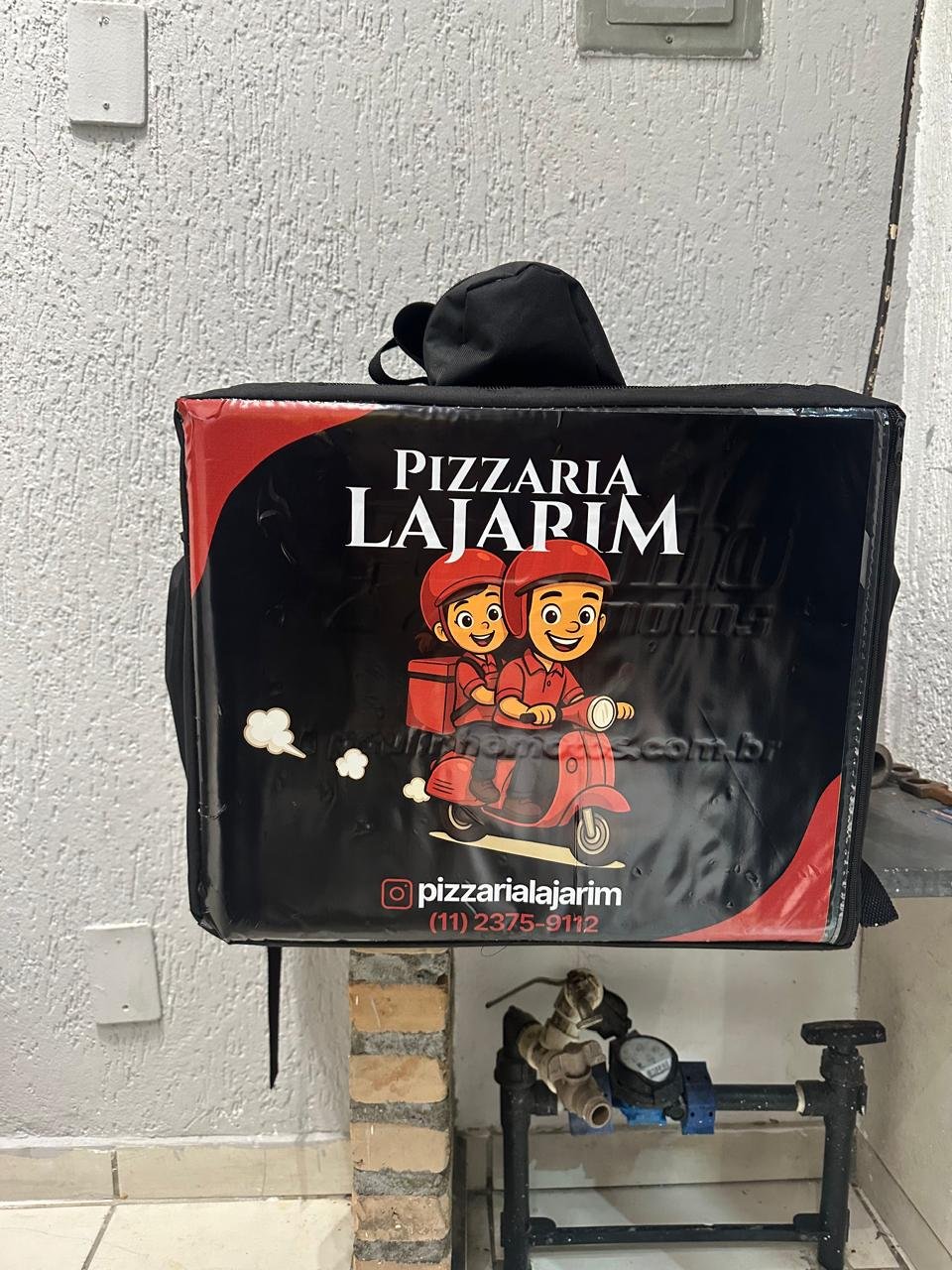 Bag de entrega Pizzaria Lajarim