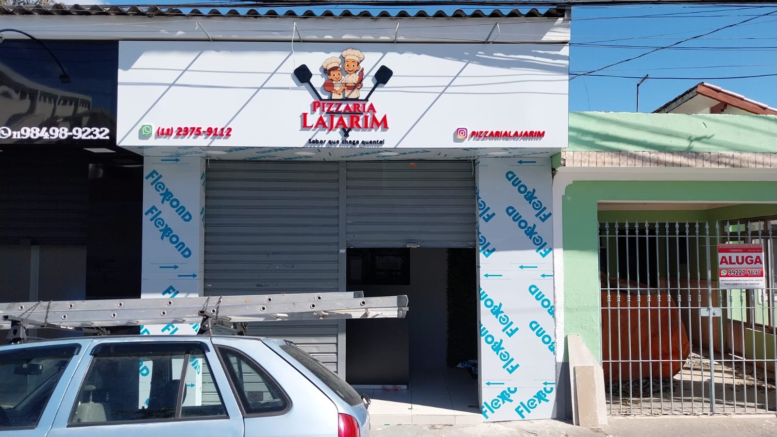 Fachada Pizzaria Lajarim